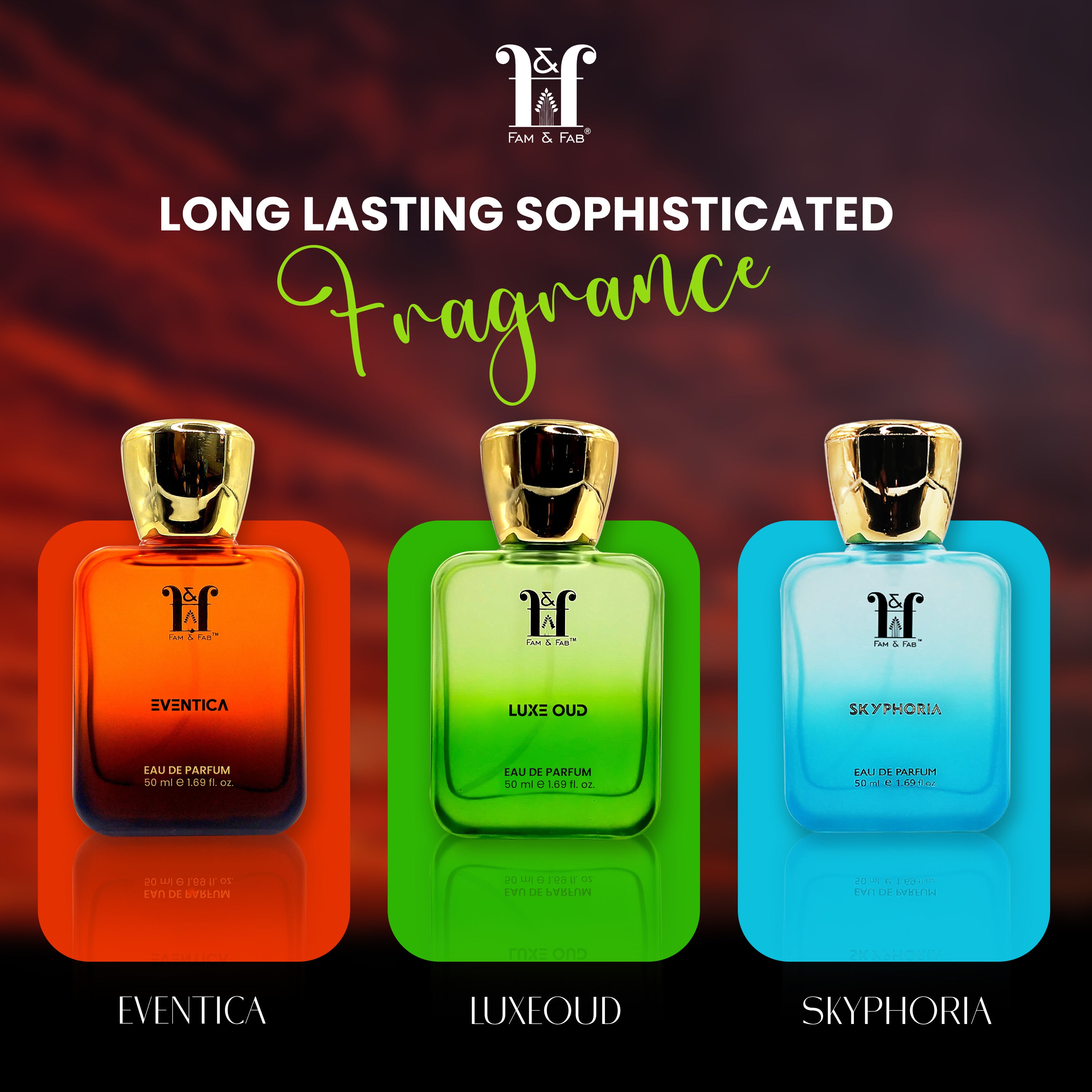 Fam & Fab Pack of 3 Eau de Parfum (50 ML)