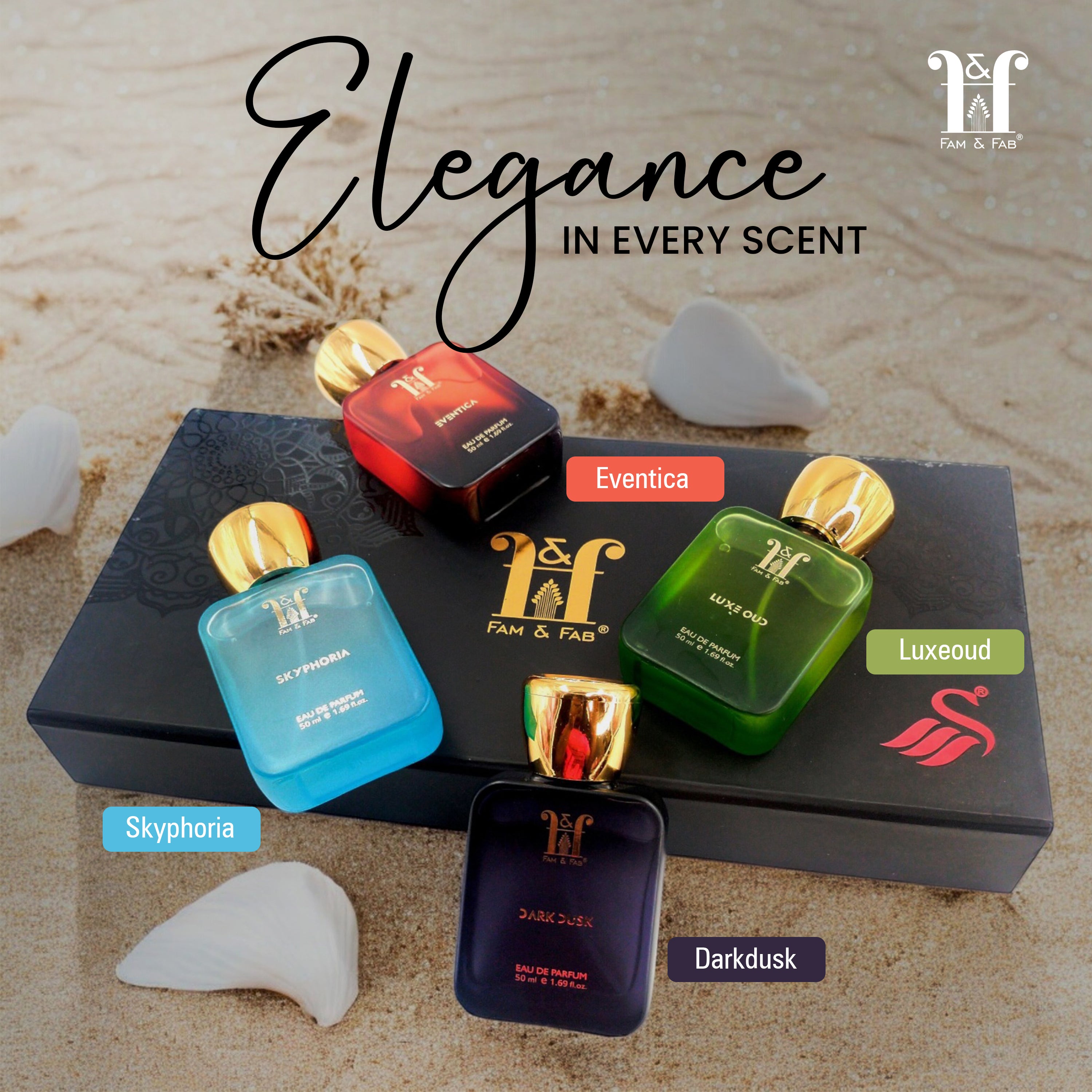 Pack of 4 Perfume 50 ML