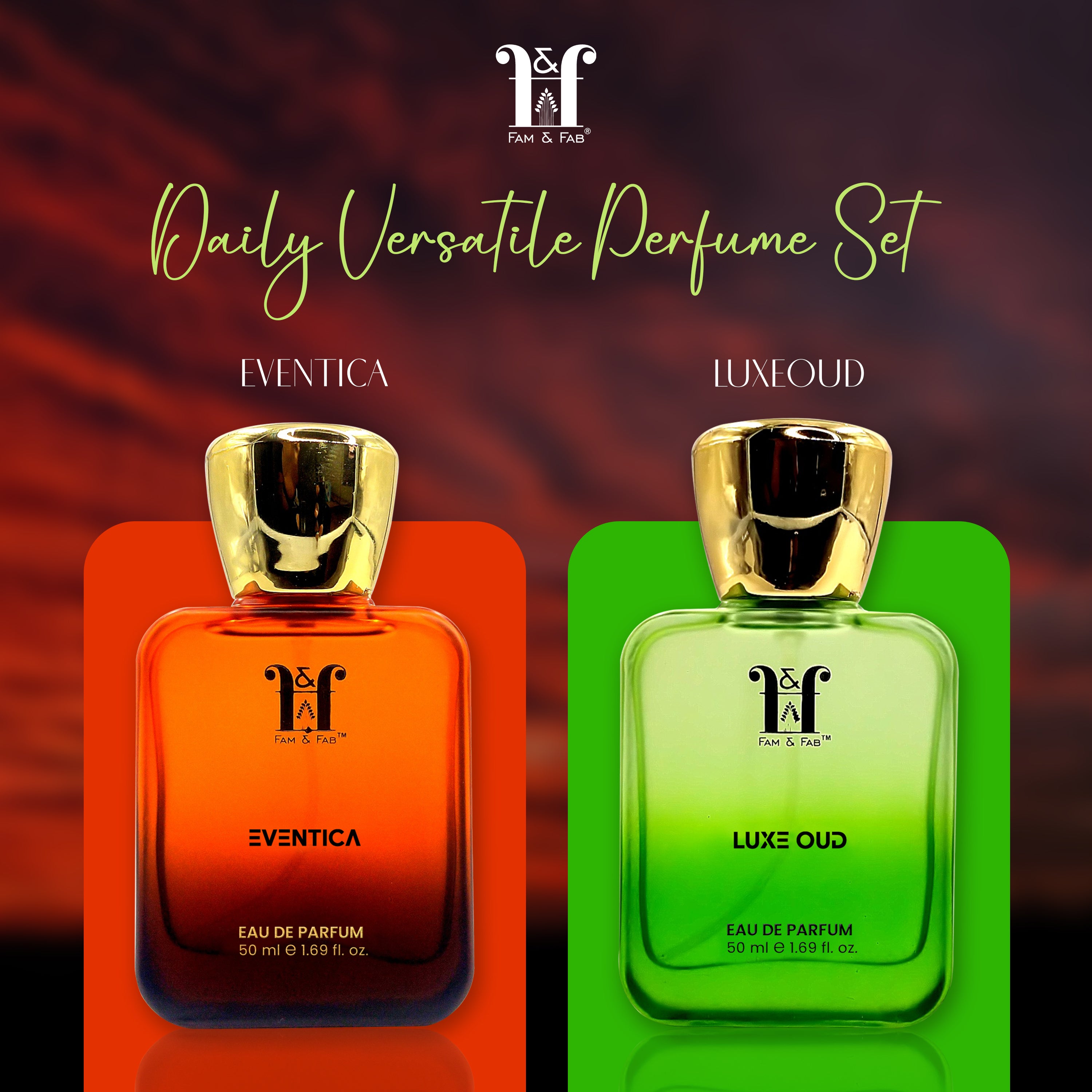 Fam & Fab Pack Of 2 Perfume Eau de Parfum  (50 ML)